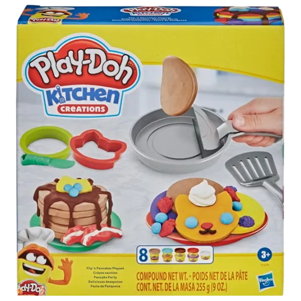 Set de creație Hasbro Play-Doh FLIP N PANCAKES PLAYSET F1279 3+/ Multicolor photo 1