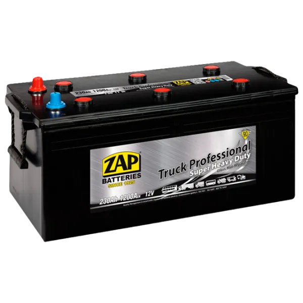 Авто аккумулятор Zap 230 Ah SHD Truck Professional 1200A photo 1