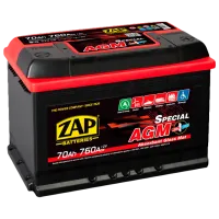 Acumulator auto Zap 70 Ah AGM NEW 760 А 57002 760 AA