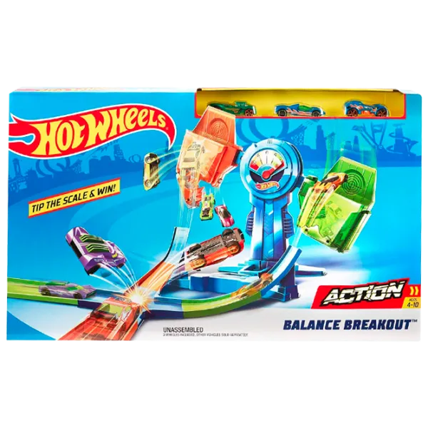 Pistă auto Hot Wheels Balance Breakout FRH34 Multicolor photo 1 Pistă auto Hot Wheels Balance Breakout FRH34 Multicolor photo 1