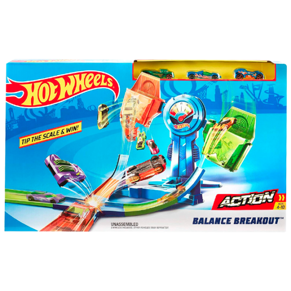Pistă auto Hot Wheels Balance Breakout FRH34 Multicolor photo 1 Pistă auto Hot Wheels Balance Breakout FRH34 Multicolor photo 1
