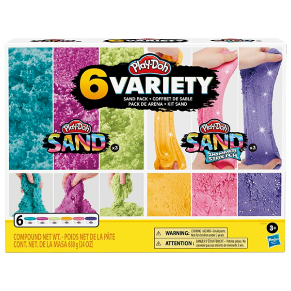 Креативный набор Hasbro Play-Doh SAND VARIETY PACK F0103 3+/ Разноцветный photo 1 Креативный набор Hasbro Play-Doh SAND VARIETY PACK F0103 3+/ Разноцветный photo 1