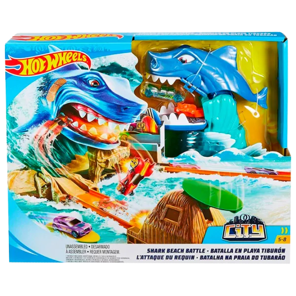 Авто-треки Hot Wheels City Giant Shark FNB21 Разноцветный photo 1