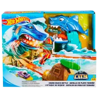 Авто-треки Hot Wheels City Giant Shark FNB21 Разноцветный