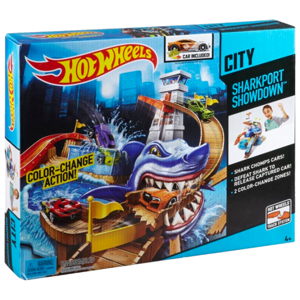 Pistă auto Hot Wheels Shark Chomps Cars BGK04 Multicolor photo 1