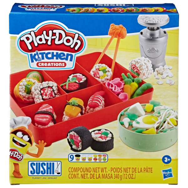 Креативный набор Hasbro Play-Doh Sushi Playset E7915 3+/ Разноцветный photo 1 Креативный набор Hasbro Play-Doh Sushi Playset E7915 3+/ Разноцветный photo 1