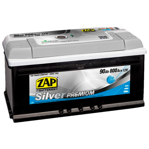 Авто аккумулятор Zap 90 Ah Silver Premium 800 А 59045 800 AA photo 1
