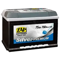 Acumulator auto Zap 75 Ah Silver Premium 750 А 57545 750 AA