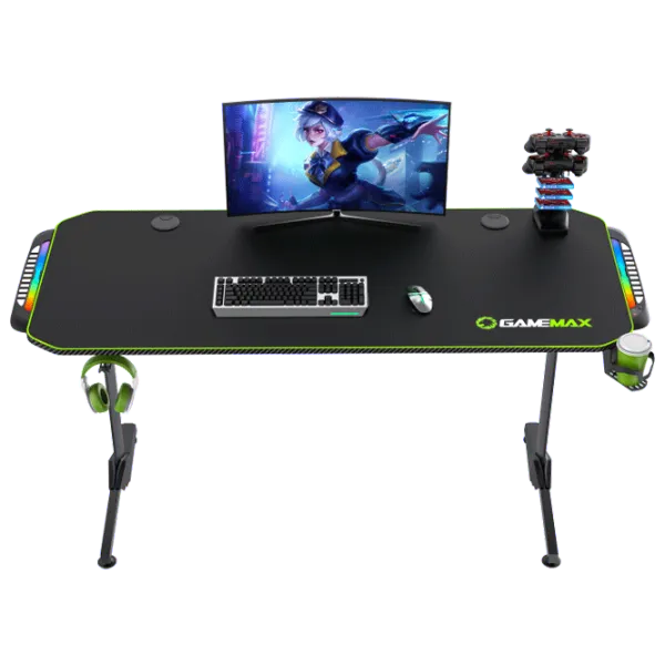Компьютерный стол Gamemax Gaming Desk D140-Carbon RGB Пластик photo 1