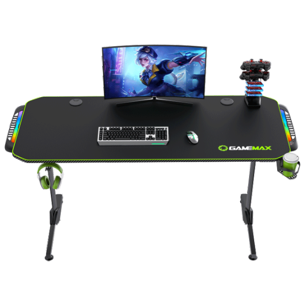 Компьютерный стол Gamemax Gaming Desk D140-Carbon RGB Пластик photo 1