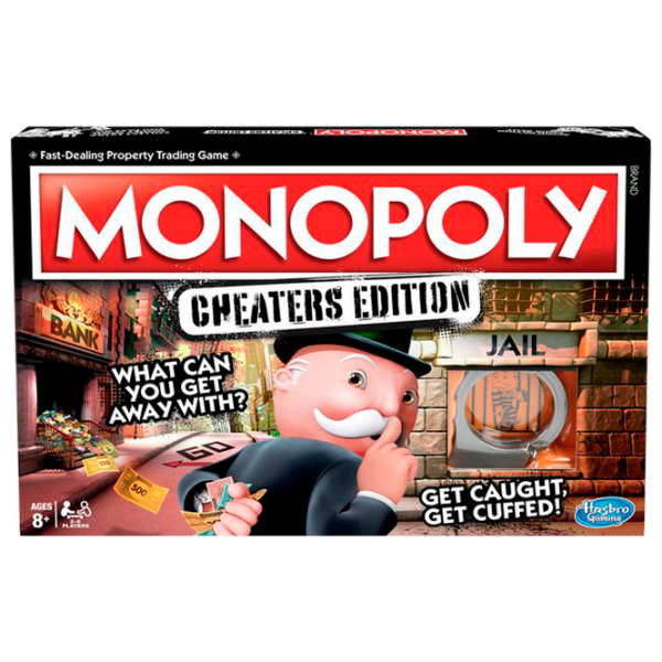 Настольная игра Hasbro Monopoly Cheaters Edition 8+/ Monopoly photo 1 Настольная игра Hasbro Monopoly Cheaters Edition 8+/ Monopoly photo 1