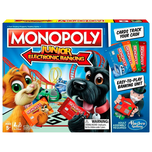 Настольная игра Hasbro Monopoly Junior Electronic Banking 5+/ Monopoly photo 1 Настольная игра Hasbro Monopoly Junior Electronic Banking 5+/ Monopoly photo 1