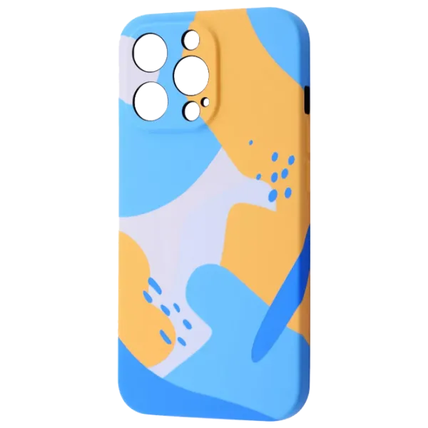 Чехол для смартфона Apple iPhone 13 Pro WAVE/ Back/ TPU/ Желтый Синий photo 1