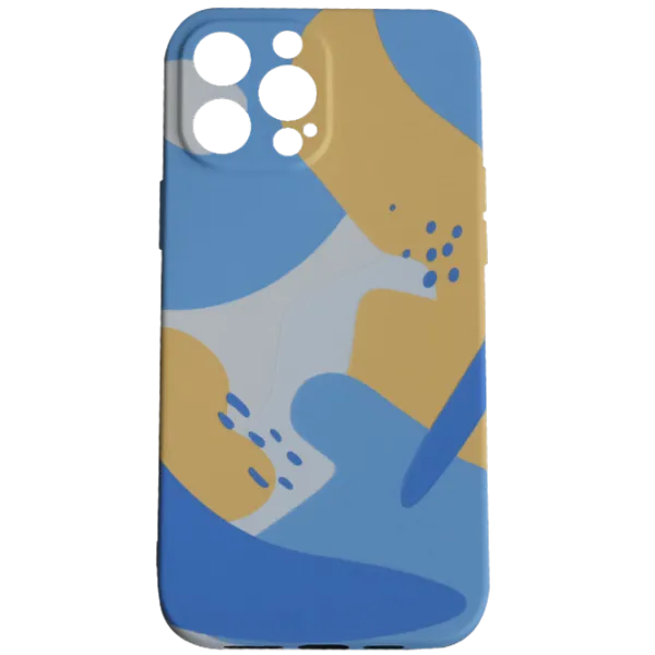 Чехол для смартфона Apple iPhone 13 Pro Max WAVE/ Back/ TPU/ Желтый Синий photo 1