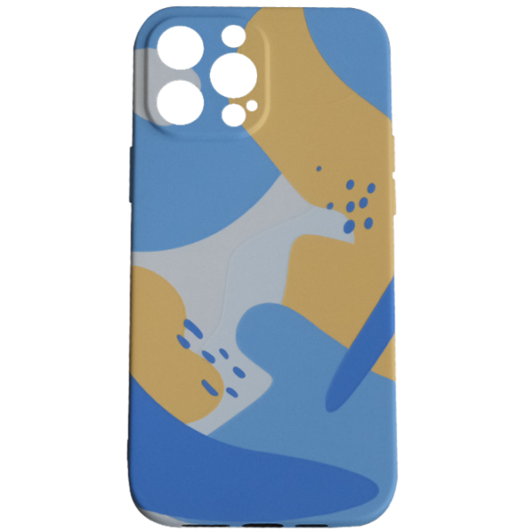 Чехол для смартфона Apple iPhone 13 Pro Max WAVE/ Back/ TPU/ Желтый Синий photo 1
