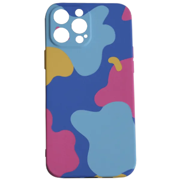 Husă pentru smartphone Apple iPhone 13 Pro Max WAVE/ Back/ TPU/ Bright pink Blue photo 1