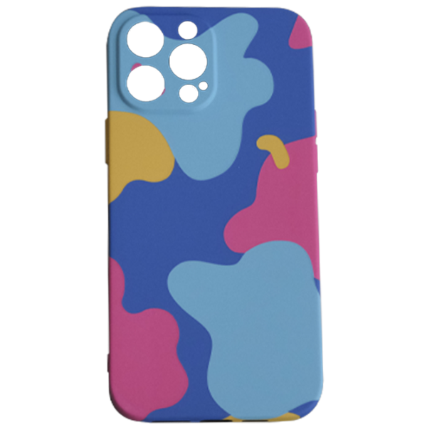 Husă pentru smartphone Apple iPhone 13 Pro Max WAVE/ Back/ TPU/ Bright pink Blue photo 1