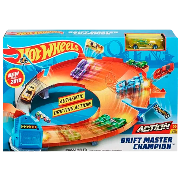 Pistă auto Hot Wheels Drift Master Champion Multicolor photo 1 Pistă auto Hot Wheels Drift Master Champion Multicolor photo 1
