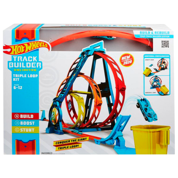 Pistă auto Hot Wheels Triple Loop Multicolor photo 1 Pistă auto Hot Wheels Triple Loop Multicolor photo 1