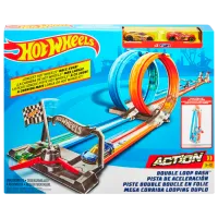 Авто-треки Hot Wheels Double Loop Dash Разноцветный