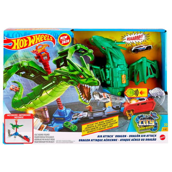 Pistă auto Hot Wheels Air Attack Dragon Multicolor photo 1 Pistă auto Hot Wheels Air Attack Dragon Multicolor photo 1