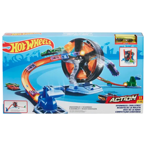Pistă auto Hot Wheels Spinwheel Challenge Multicolor photo 1 Pistă auto Hot Wheels Spinwheel Challenge Multicolor photo 1