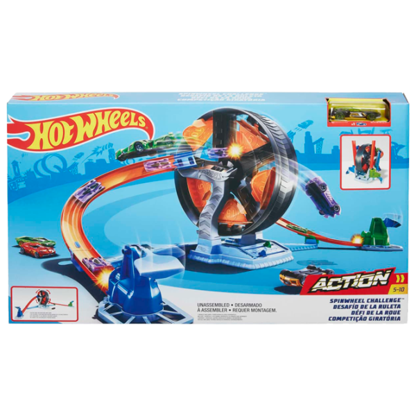 Pistă auto Hot Wheels Spinwheel Challenge Multicolor photo 1 Pistă auto Hot Wheels Spinwheel Challenge Multicolor photo 1