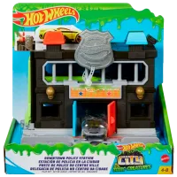 Авто-треки Hot Wheels Downtown Police Station Разноцветный