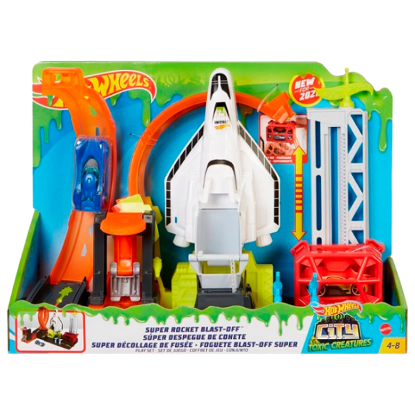Pistă auto Hot Wheels Super Rocket Blast-Off Multicolor photo 1 Pistă auto Hot Wheels Super Rocket Blast-Off Multicolor photo 1