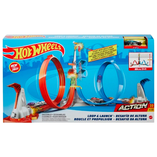 Pistă auto Hot Wheels Loop and Launch Multicolor photo 1 Pistă auto Hot Wheels Loop and Launch Multicolor photo 1