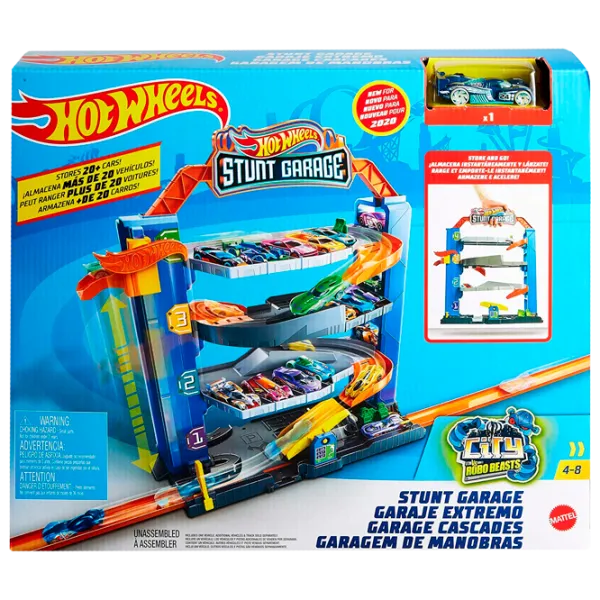 Pistă auto Hot Wheels Stunt Garage Multicolor photo 1 Pistă auto Hot Wheels Stunt Garage Multicolor photo 1
