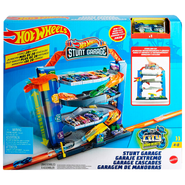 Pistă auto Hot Wheels Stunt Garage Multicolor photo 1 Pistă auto Hot Wheels Stunt Garage Multicolor photo 1