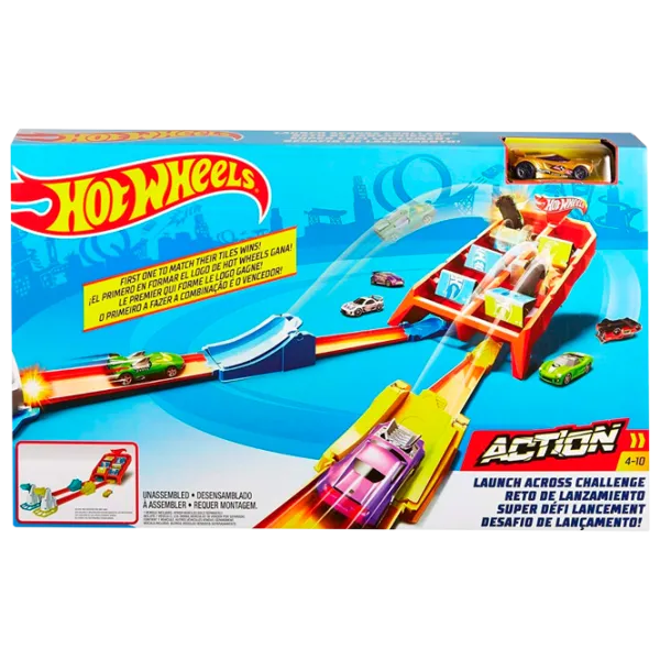 Авто-треки Hot Wheels Launch Across Challenge GBF89 Разноцветный photo 1 Авто-треки Hot Wheels Launch Across Challenge GBF89 Разноцветный photo 1
