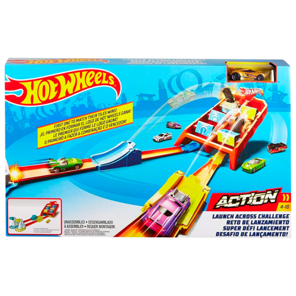 Авто-треки Hot Wheels Launch Across Challenge GBF89 Разноцветный photo 1 Авто-треки Hot Wheels Launch Across Challenge GBF89 Разноцветный photo 1