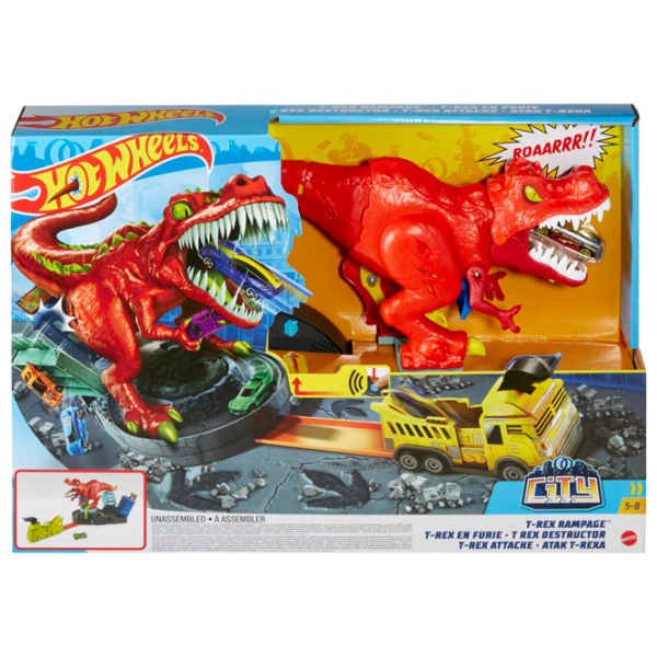 Pistă auto Hot Wheels T-Rex Rampage Multicolor photo 1 Pistă auto Hot Wheels T-Rex Rampage Multicolor photo 1