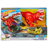 Авто-треки Hot Wheels T-Rex Rampage Разноцветный