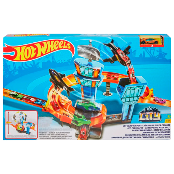Авто-треки Hot Wheels Aeroport Super Cascade Разноцветный photo 1