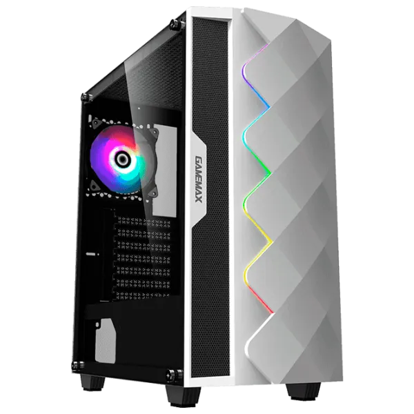 Carcasă Gamemax Diamond Mid Tower / White photo 1