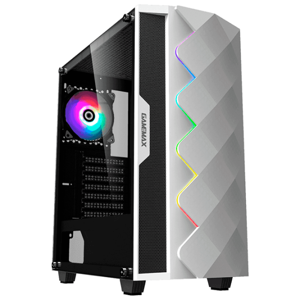 Carcasă Gamemax Diamond Mid Tower / White photo 1