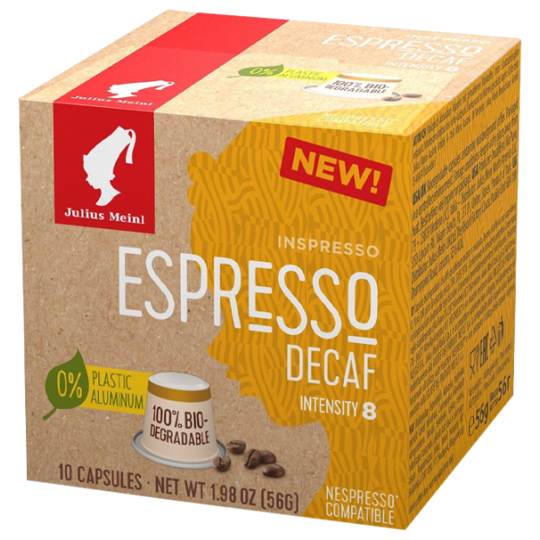 Кофе Julius Meinl Espresso Decaf Bio Капсулы/ Inspresso/ 10 капсул photo 1