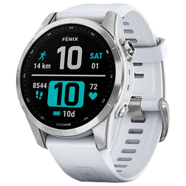 Умные часы Garmin Fenix 7s 1.3"/ 010-02539-03/ Белый Серебристый photo 1