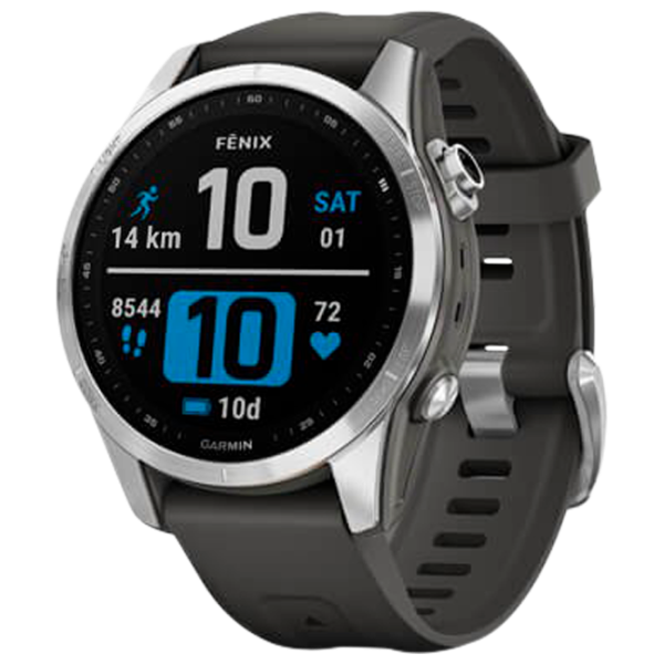 Ceas inteligent Garmin Fenix 7s 1.3"/ 010-02539-01/ Graphite Silver photo 1