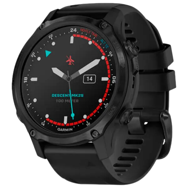 Ceas inteligent Garmin Descent Mk2S 1.2"/ 010-02403-04/ Black Carbon Grey photo 1