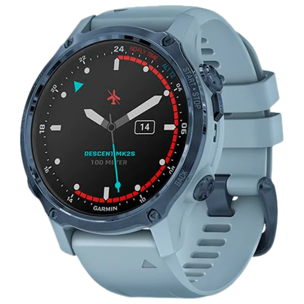 Ceas inteligent Garmin Descent Mk2S 1.2"/ 43 mm/ Blue -/ 010-02403-07 photo 1
