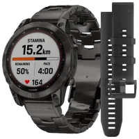 Ceas inteligent Garmin Fenix 7 Sapphire Solar 1.3"/ 010-02540-39/ Carbon Grey