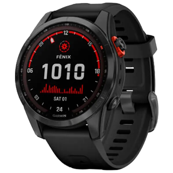 Умные часы Garmin Fenix 7s Solar 1.3"/ 33 мм/ Черный -/ 010-02539-13 photo 1