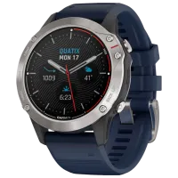 Ceas inteligent Garmin Quatix 6 Captain Blue 1.3"/ 010-02158-91/ Black Gray