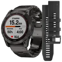 Ceas inteligent Garmin Fenix 7X Sapphire Solar 1.3"/ 010-02541-27/ Carbon Grey