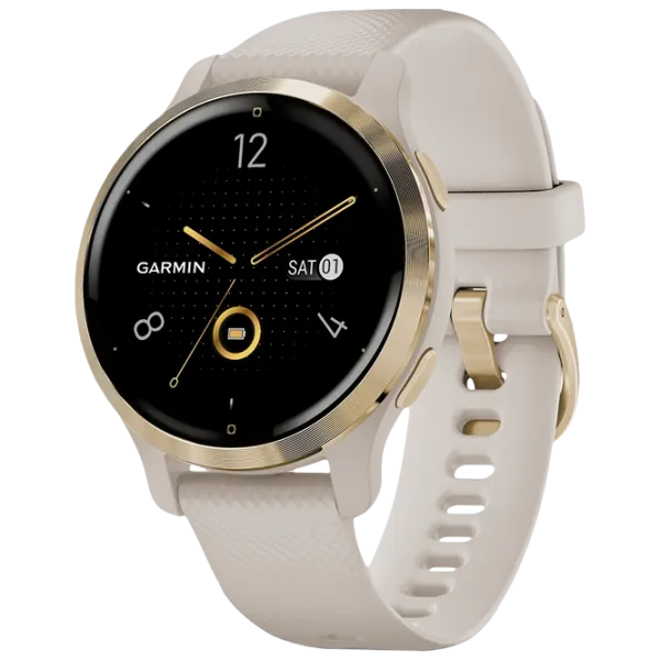 Умные часы Garmin Venu 2S 1.1"/ 010-02429-11/ Светлый Золотой photo 1