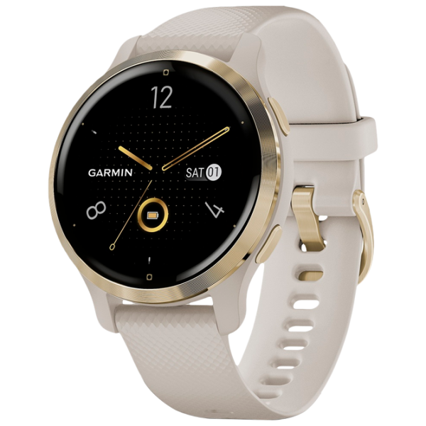 Умные часы Garmin Venu 2S 1.1"/ 010-02429-11/ Светлый Золотой photo 1